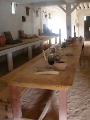 Inside the Fort at Mission San Luis