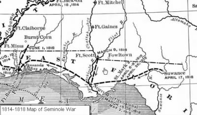 Apalachicola and first seminole war
